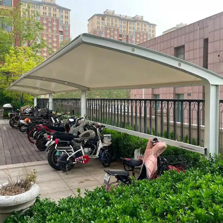 衡南县膜结构电动车棚